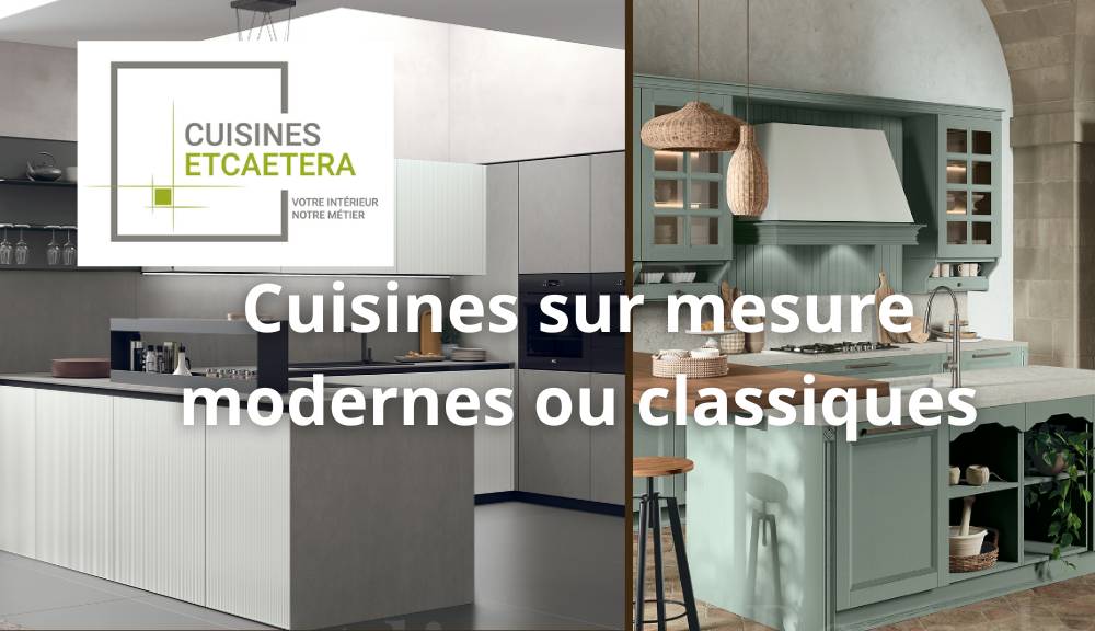 Cuisines sur mesure modernes ou classiques Braine-le-Comte Soignies Belgique