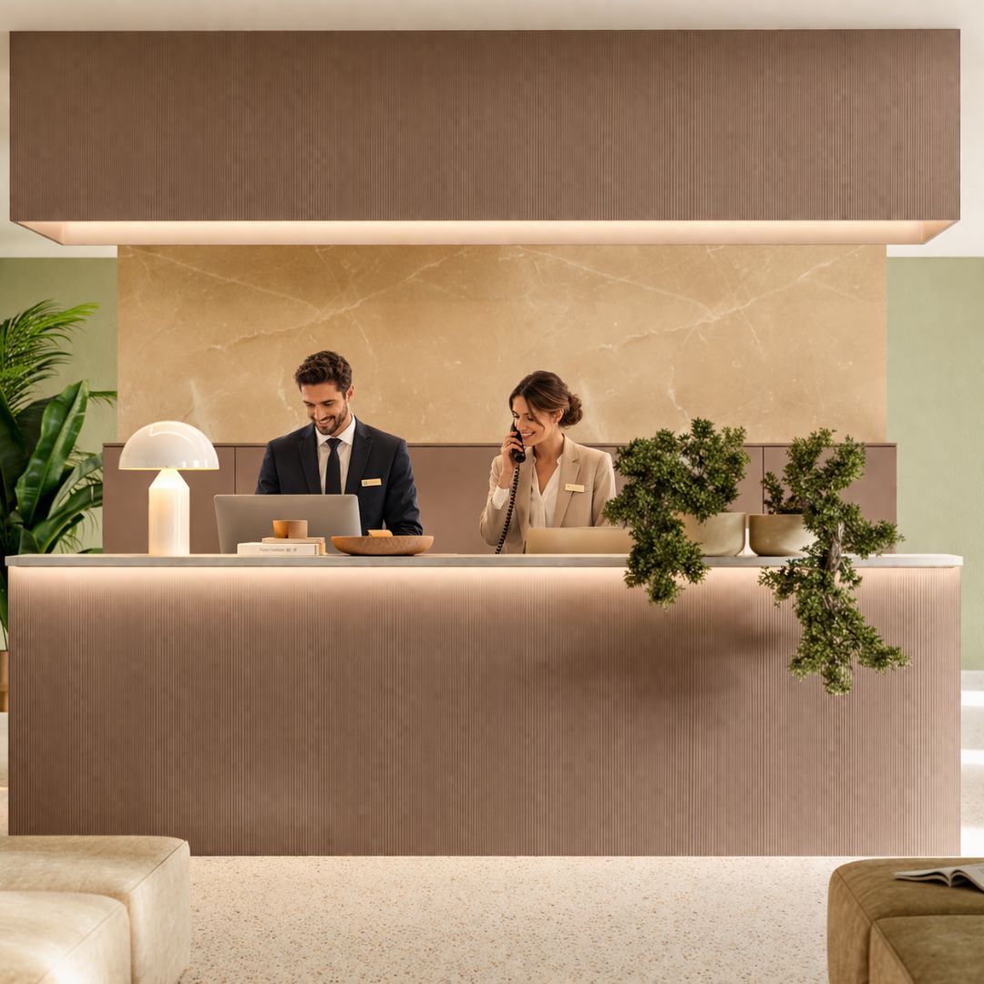 Comptoir de réception sur mesure pour commerce ou cabinet professionnel