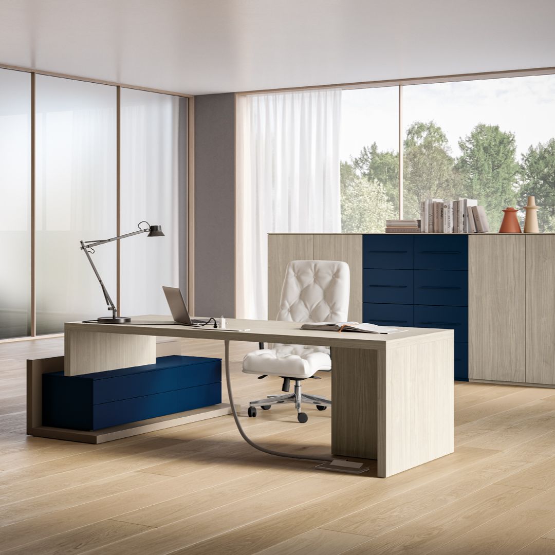 Bureau de direction sur mesure, mobilier haut de gamme pour professionnel