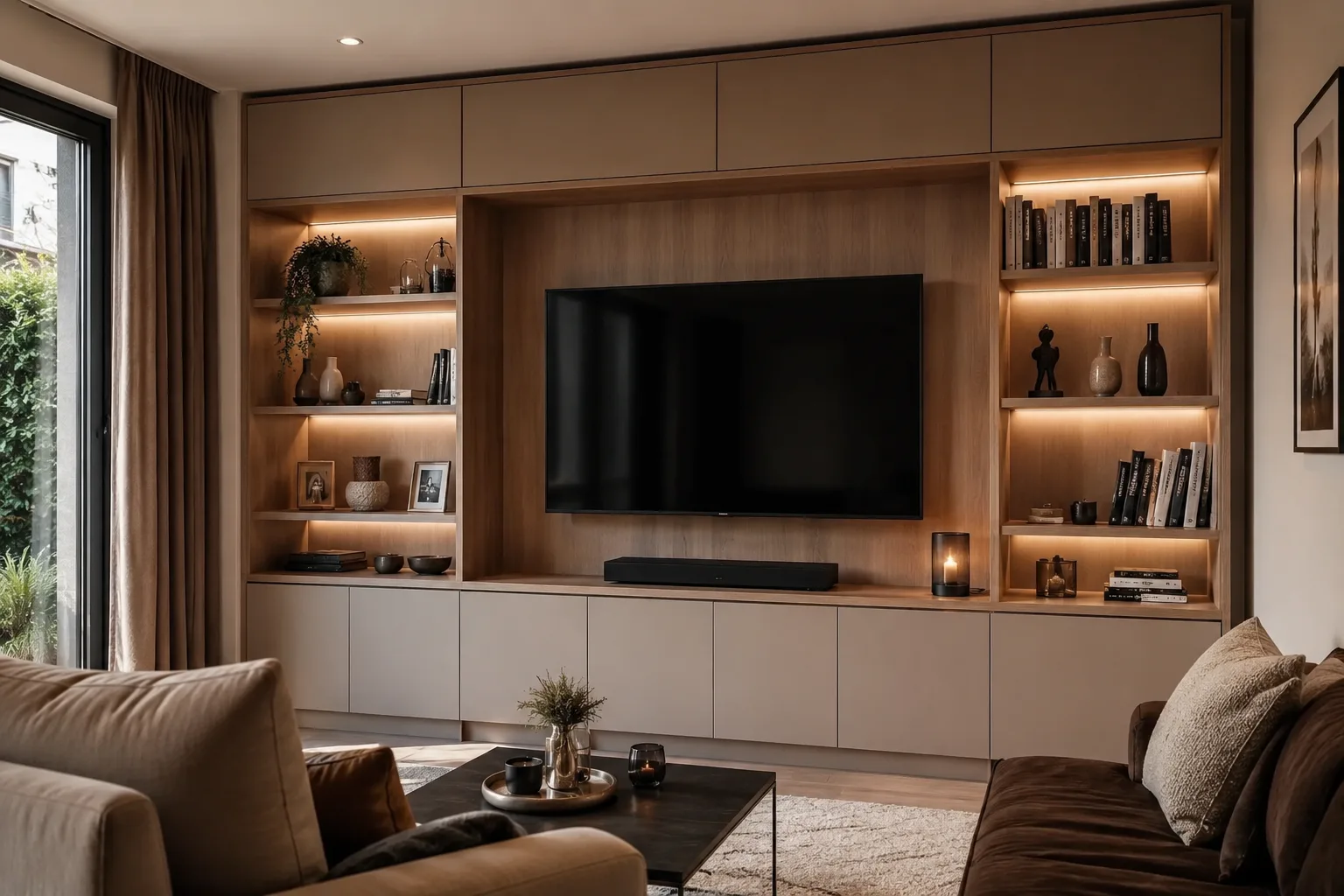 Meuble TV sur mesure Cuisines Etcaetera